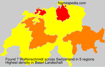 Surname Waffenschmidt in Switzerland Surname Waffenschmidt in Switzerland