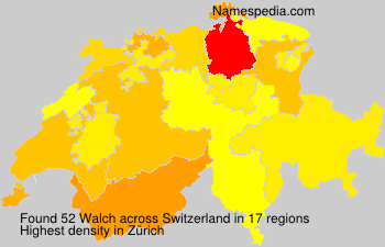Surname Walch in Switzerland Surname Walch in Switzerland