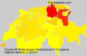 Surname Walle in Switzerland Surname Walle in Switzerland