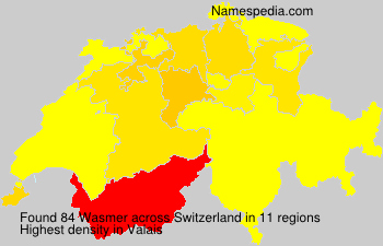 Surname Wasmer in Switzerland Surname Wasmer in Switzerland