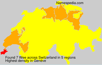 Surname Wee in Switzerland Surname Wee in Switzerland