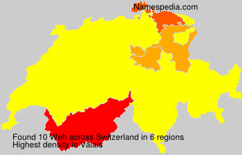 Surname Weh in Switzerland Surname Weh in Switzerland
