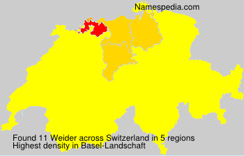 Surname Weider in Switzerland Surname Weider in Switzerland