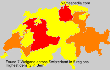 Surname Weigand in Switzerland Surname Weigand in Switzerland