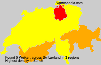 Surname Weikert in Switzerland Surname Weikert in Switzerland