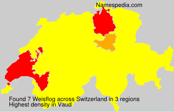 Surname Weisflog in Switzerland Surname Weisflog in Switzerland