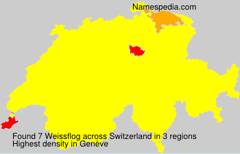 Surname Weissflog in Switzerland Surname Weissflog in Switzerland