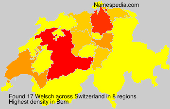 Surname Welsch in Switzerland Surname Welsch in Switzerland