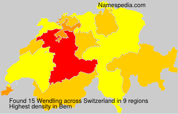 Surname Wendling in Switzerland Surname Wendling in Switzerland