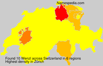 Surname Wenzl in Switzerland Surname Wenzl in Switzerland