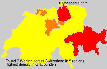 Surname Werling in Switzerland Surname Werling in Switzerland