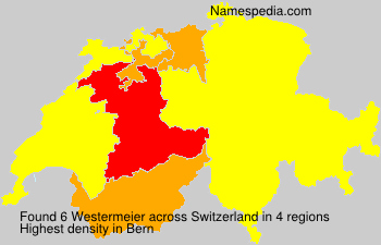 Surname Westermeier in Switzerland Surname Westermeier in Switzerland