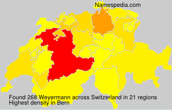 Surname Weyermann in Switzerland Surname Weyermann in Switzerland