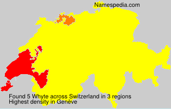 Surname Whyte in Switzerland Surname Whyte in Switzerland
