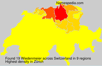 Surname Wiedenmeier in Switzerland Surname Wiedenmeier in Switzerland