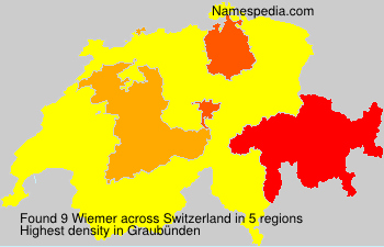 Surname Wiemer in Switzerland Surname Wiemer in Switzerland