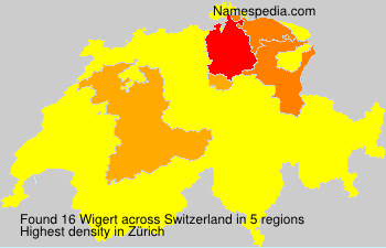 Surname Wigert in Switzerland Surname Wigert in Switzerland