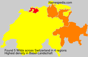 Surname Wilda in Switzerland Surname Wilda in Switzerland