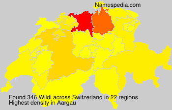 Surname Wildi in Switzerland Surname Wildi in Switzerland