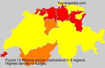 Surname Wilkens in Switzerland Surname Wilkens in Switzerland