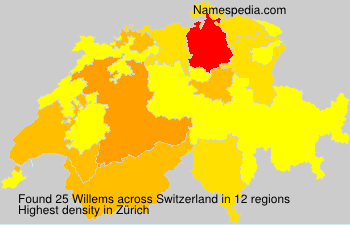 Surname Willems in Switzerland Surname Willems in Switzerland