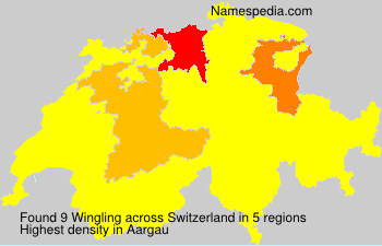 Surname Wingling in Switzerland Surname Wingling in Switzerland