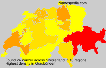 Surname Winzer in Switzerland Surname Winzer in Switzerland