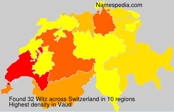 Surname Witz in Switzerland