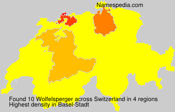 Surname Wolfelsperger in Switzerland Surname Wolfelsperger in Switzerland