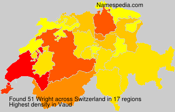 Surname Wright in Switzerland Surname Wright in Switzerland
