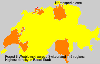Surname Wroblewski in Switzerland Surname Wroblewski in Switzerland