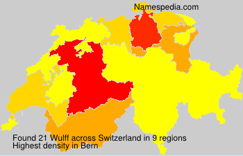 Surname Wulff in Switzerland Surname Wulff in Switzerland