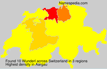 Surname Wunderl in Switzerland Surname Wunderl in Switzerland