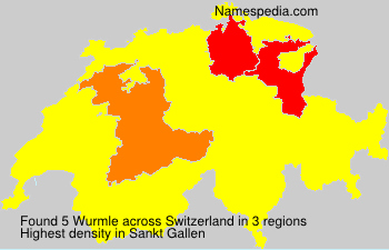 Surname Wurmle in Switzerland Surname Wurmle in Switzerland