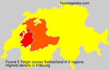 Surname Yetgin in Switzerland Surname Yetgin in Switzerland