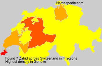 Surname Zahid in Switzerland Surname Zahid in Switzerland