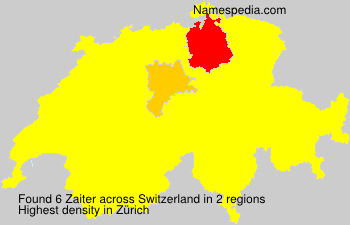 Surname Zaiter in Switzerland Surname Zaiter in Switzerland