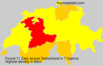 Surname Zajic in Switzerland Surname Zajic in Switzerland