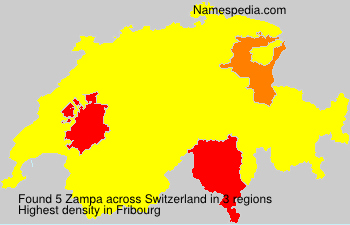 Surname Zampa in Switzerland Surname Zampa in Switzerland