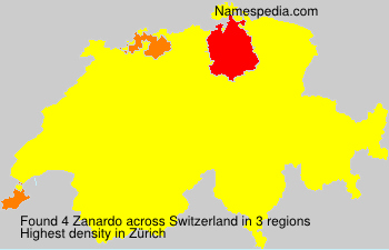 Surname Zanardo in Switzerland Surname Zanardo in Switzerland