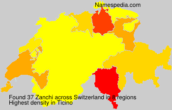 Surname Zanchi in Switzerland Surname Zanchi in Switzerland
