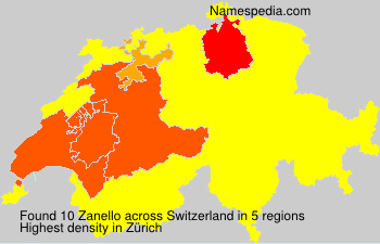 Surname Zanello in Switzerland Surname Zanello in Switzerland