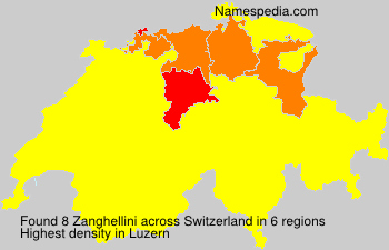 Surname Zanghellini in Switzerland Surname Zanghellini in Switzerland