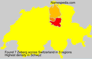 Surname Zeberg in Switzerland Surname Zeberg in Switzerland