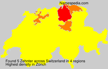 Surname Zehnter in Switzerland Surname Zehnter in Switzerland
