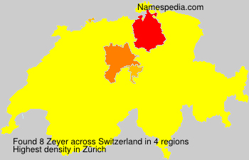 Surname Zeyer in Switzerland Surname Zeyer in Switzerland