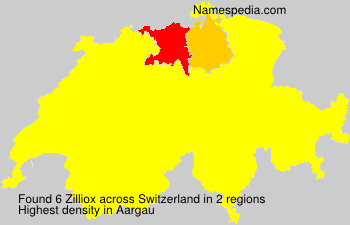 Surname Zilliox in Switzerland Surname Zilliox in Switzerland