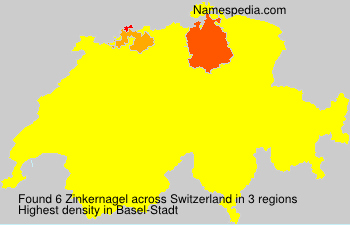 Surname Zinkernagel in Switzerland Surname Zinkernagel in Switzerland