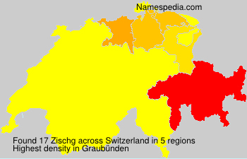 Surname Zischg in Switzerland Surname Zischg in Switzerland