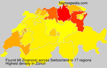 Surname Zivanovic in Switzerland Surname Zivanovic in Switzerland